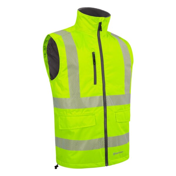 Mens Bodywarmer Fluorescent Yellow 3XL