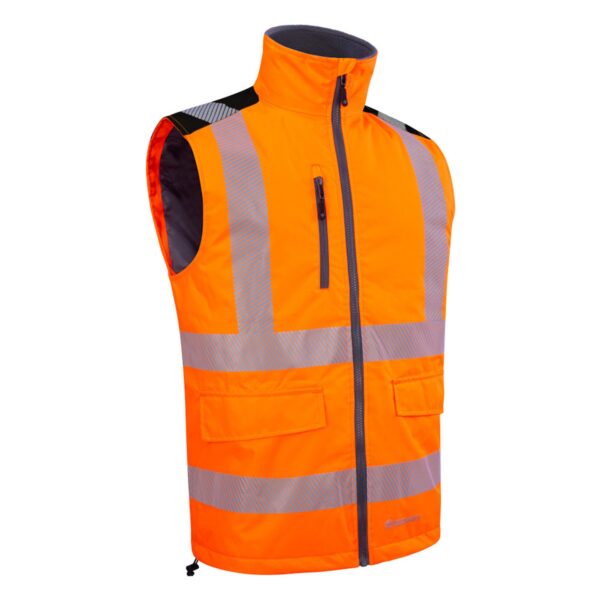 Mens Two-Tone Bodywarmer Fo/Bl 3XL