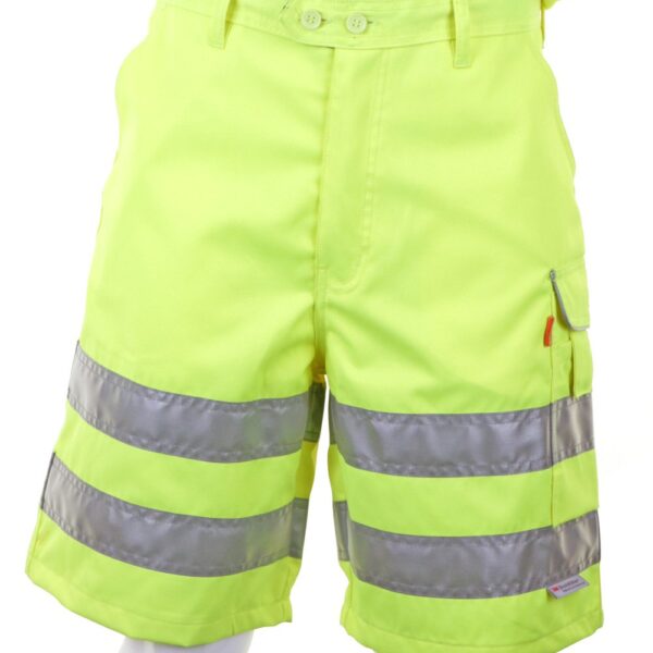 Saturn Yellow Hi Visability SHORTS 46