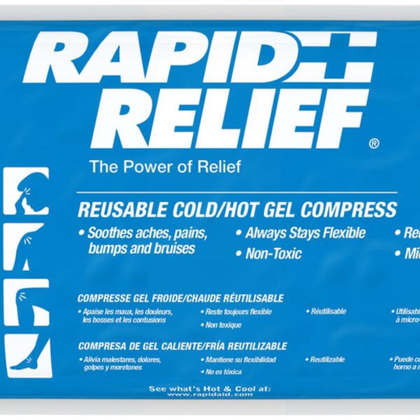REUSABLE HOT/COLD GEL COMPRESS C/W CONTO
