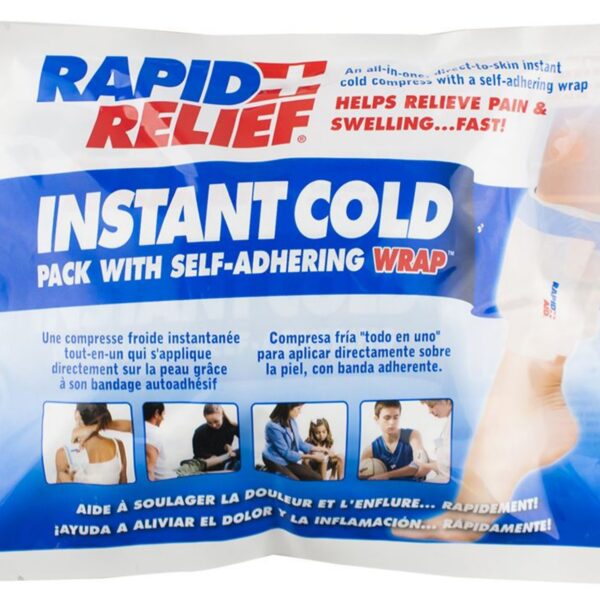 INSTANT COLD PACK C/W SELF ADHERING WRAP