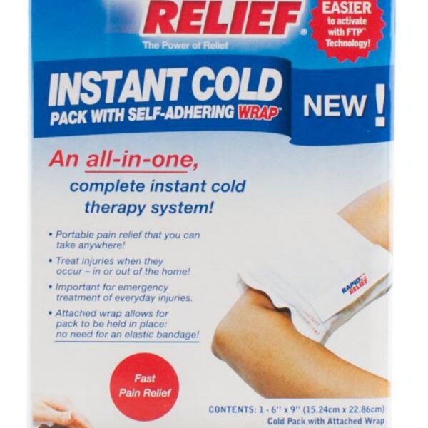 INSTANT COLD PACK C/W SELF ADHERING WRAP