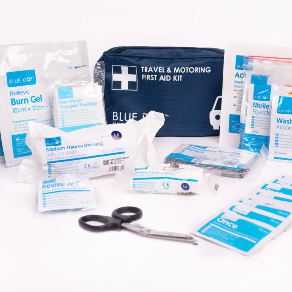 Blue Dot Travel Kit Blue Bag