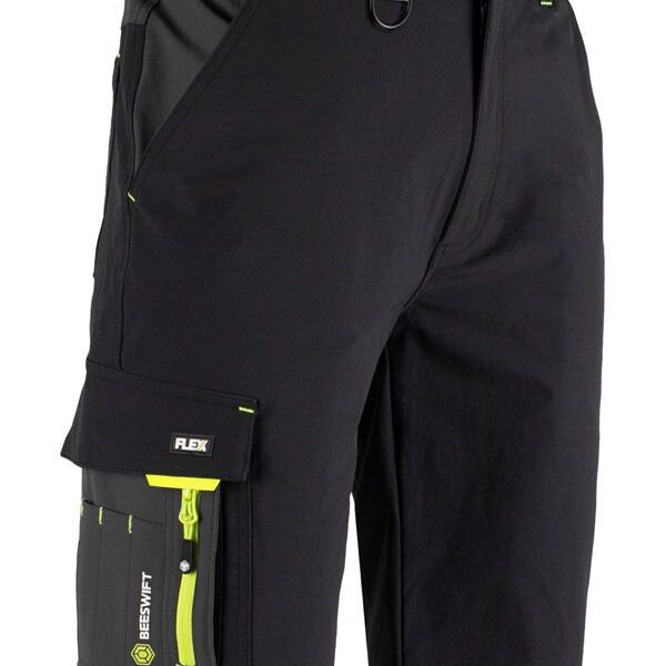 FLEX WORKWEAR SHORTS BLACK/ GREY 28