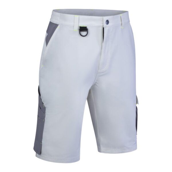 Flex Workwear Shorts White/ Grey 44
