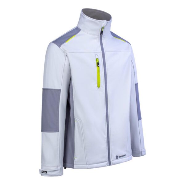 Flex Softshell Jacket 2-Tone Wh Grey XXL