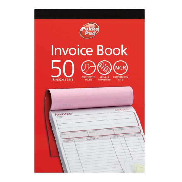 Pukka Pad Sales Invoice Triplicate Book