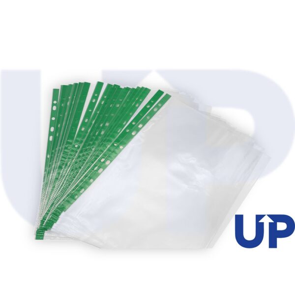 UP Punched Pockets A4 30 micron (100)