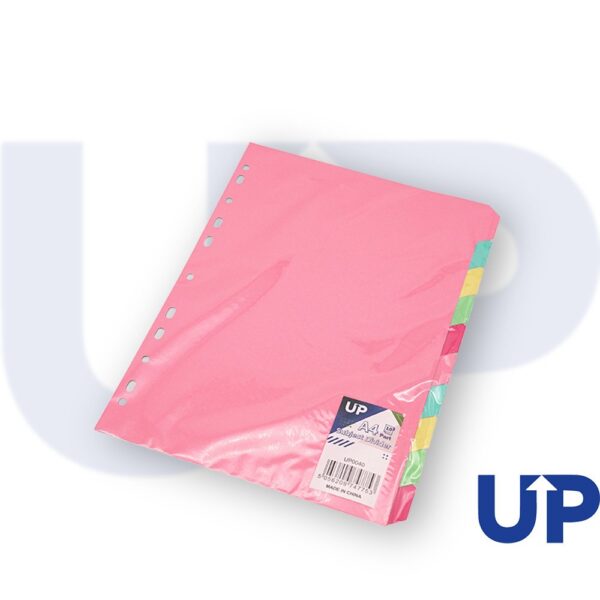 UP Subject Divider A4 10 Part Pastel