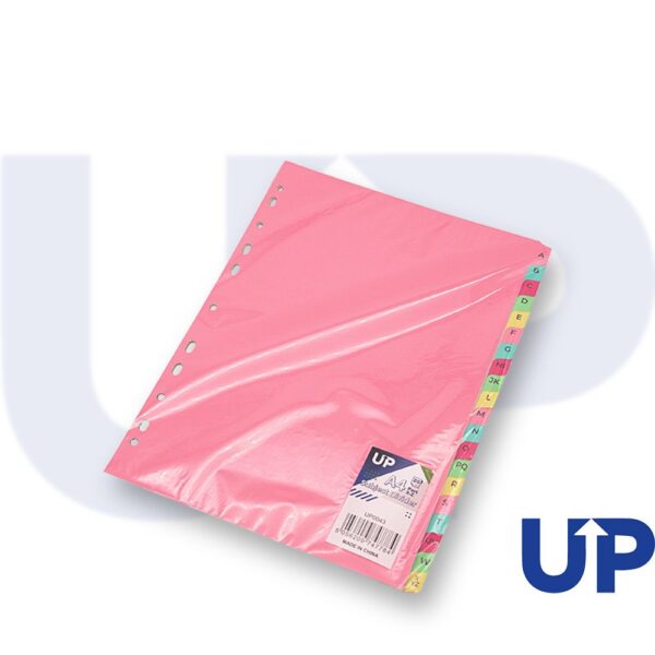 UP Subject Divider A4 20 Part A-Z Pastel