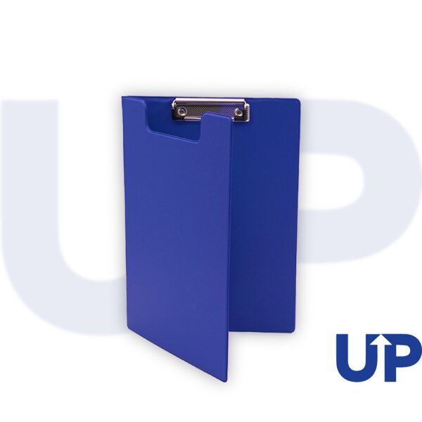 UP A4 PVC Fold Over Clipboard Blue (10)