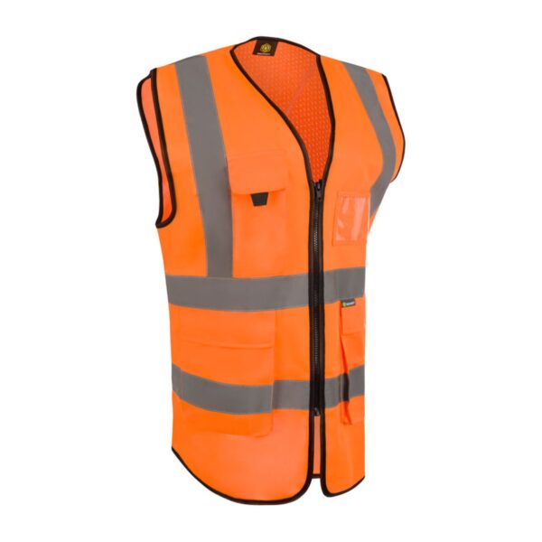 Beeswift Womens Hi-Vis Exec Wcoat Or XXL