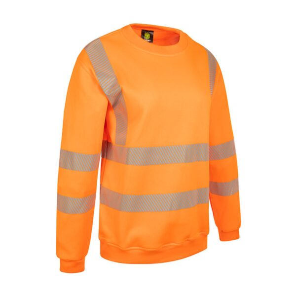 Womens Sweatshirt Flo Orange XXL (16)